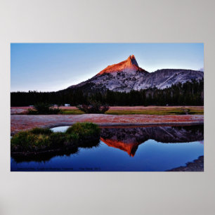 Póster Pico Catedral, Tuolume Meadows, Yosemite, CA.