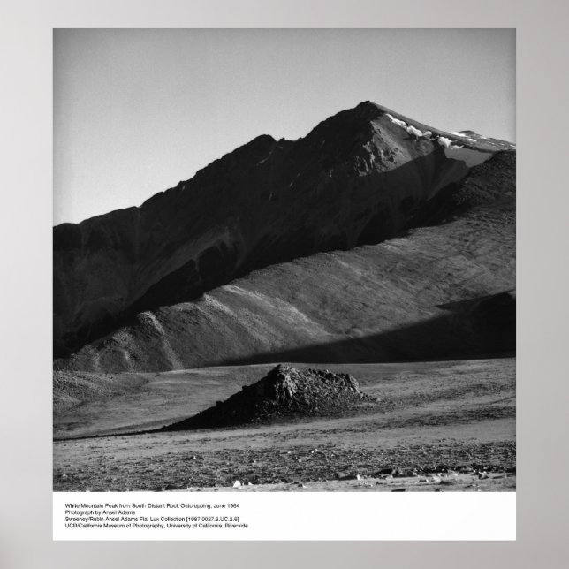 Póster Pico de las Montañas Blancas, junio de 1964, por A (Frente)