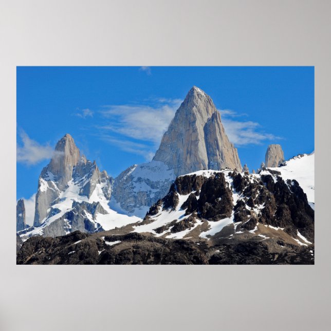 Póster Pico de montaña (Frente)