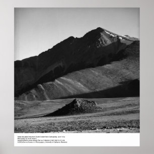 Póster Pico de montaña blanco, junio de 1964 por Ansel