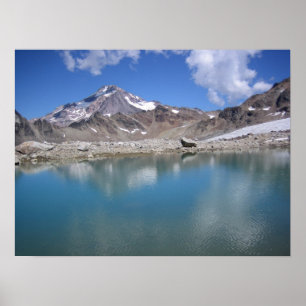 Póster Pico del glaciar