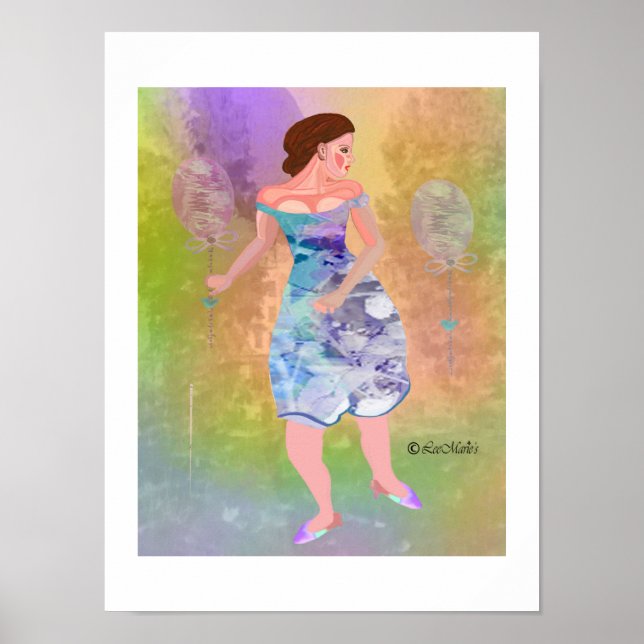 Póster Pico detrás del diseño creativo de LeeMarie (Frente)