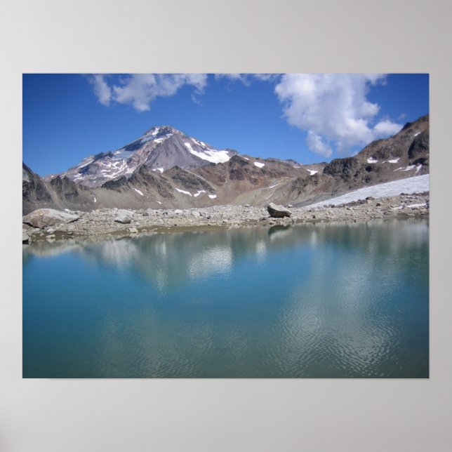 Póster Pico glaciar (Frente)