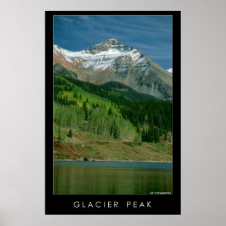 Póster Pico glaciar