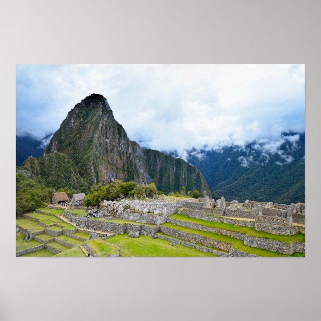 Póster Pico Huayna Picchu en Machu Picchu, Perú (Frente)