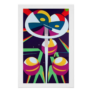 Póster Pico Kasso - Ken Gage Surreal Art