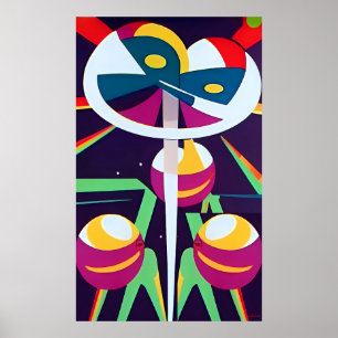 Póster Pico Kasso - Ken Gage Surreal Art