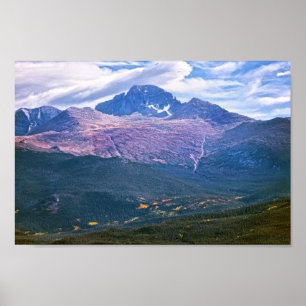 Póster Pico Longs, Parque Nacional de las Montañas Rocosa
