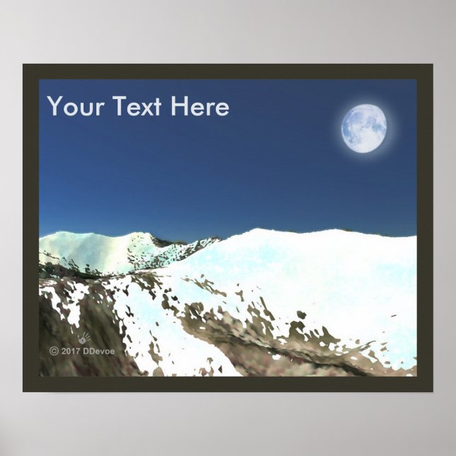 Póster Picos altos - Aire delgado (Frente)