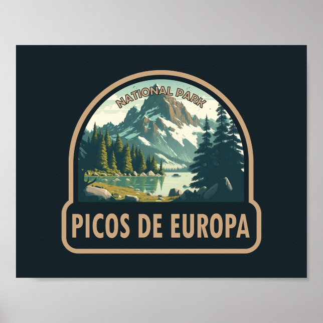 Póster Picos de Europa National Park Spain (Frente)