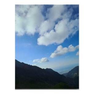 Póster Picos del cielo azul de los Cárpatos – Arte de mon