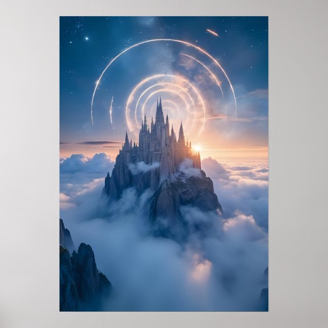 Póster Picos en el cielo (Frente)