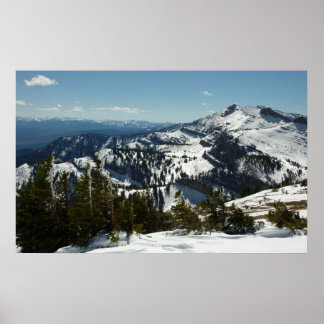 Póster Picos nevados de las montañas del Gran Tetón II Fo