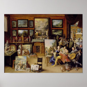 Póster Pictura, Poesis y Musica en un Pronkkamer