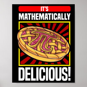Póster Pie de Apple Pi Day Math Lover