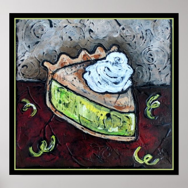 Póster Pie de cal de clave (Frente)