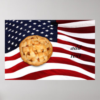 Póster Pie estadounidense