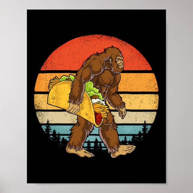 Póster Pie gigante con Taco Funny Cinco De Mayo (Frente)