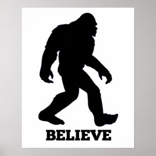 Póster ¡Pie grande CREE Poster! Sasquatch