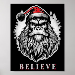 Póster Pie grande de navidades - Creer en el uso de San