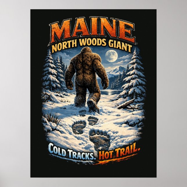 Póster Pie Grande Sasquatch (Frente)