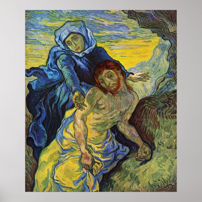 Póster Piedad, Vincent van Gogh (Frente)
