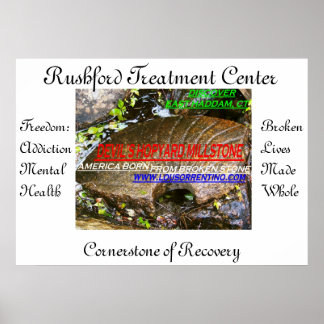 Póster Piedra angular de la recuperación