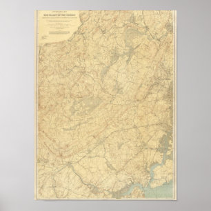 Póster Piedra arenisca roja, New Jersey 2