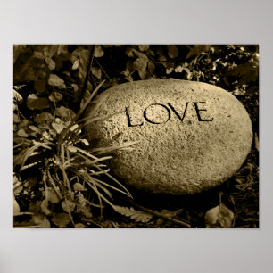 Póster Piedra de "amor"