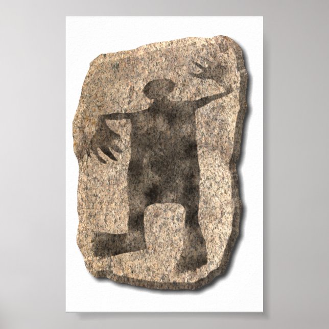 Póster Piedra de baile de hombre (Frente)