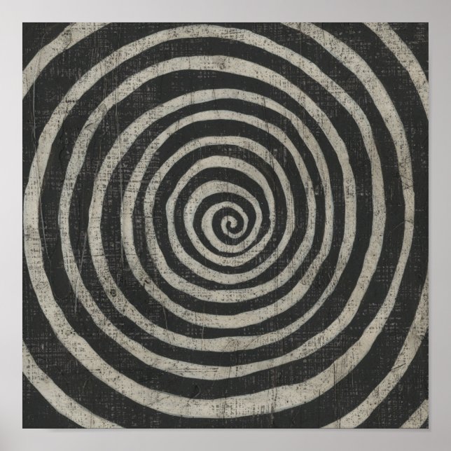 Póster Piedra - Espiral (Frente)