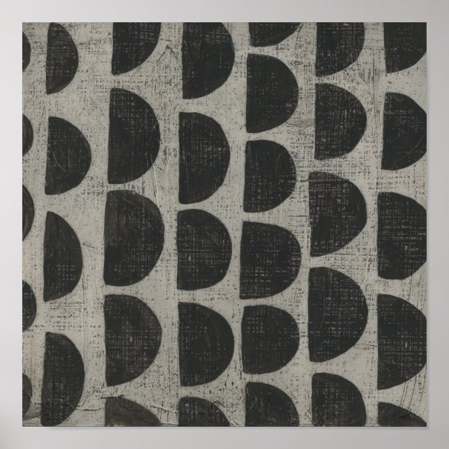 Póster Piedra - Semicírculos (Frente)