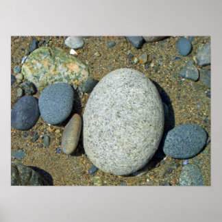 Póster Piedras de playa