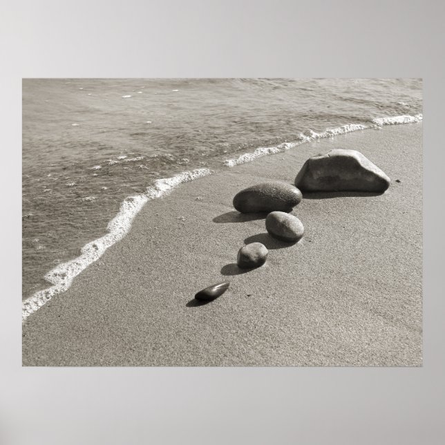 Póster Piedras marinas - poster (Frente)