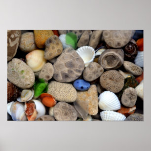 Póster Piedras Petoskey 3.0