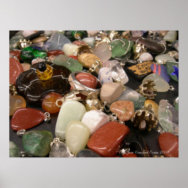 Póster Piedras y brazaletes (Frente)