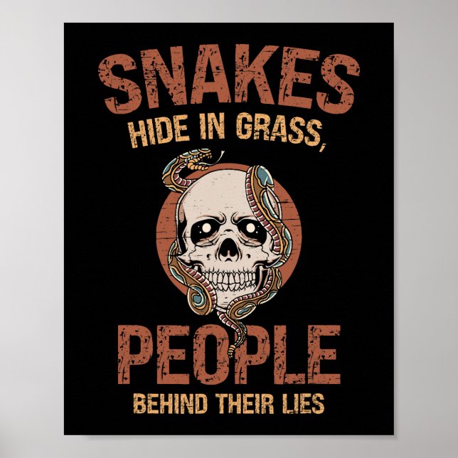 Póster Piel de serpiente de piel reptil Snake Mom 2 (Frente)