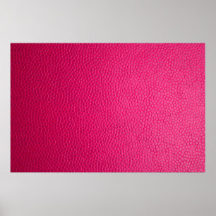 Póster Piel de textura de cuero rosa