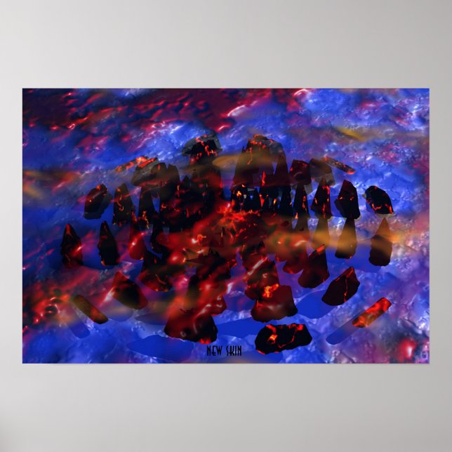 Póster Piel nueva (Frente)