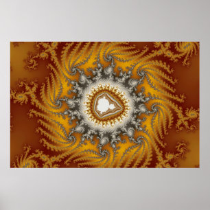 Póster Piel - Poster fractal