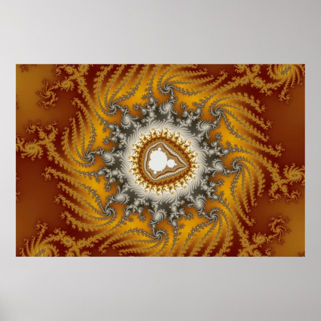 Póster Piel - Poster fractal (Frente)