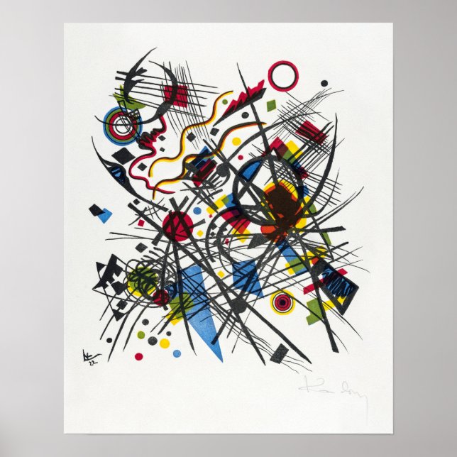 Póster Pieles litográficas de Vierte Bauhausmappe (1922) (Frente)