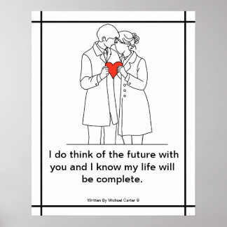 Póster Pienso en el futuro con usted__Poster