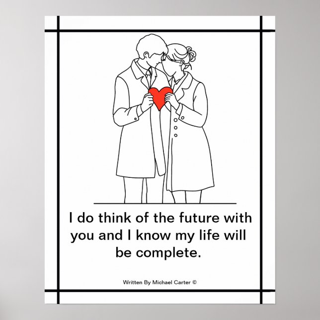 Póster Pienso en el futuro con usted__Poster (Frente)
