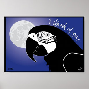 Póster Pienso en usted Poster