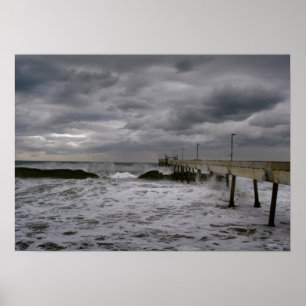 Póster Pier Before the Storm
