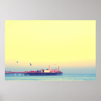 Póster Pier Brighton, Reino Unido