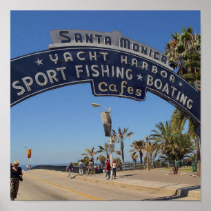 Póster Pier de Santa Mónica