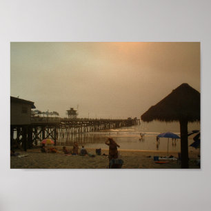 Póster Pier En San Clemente, California