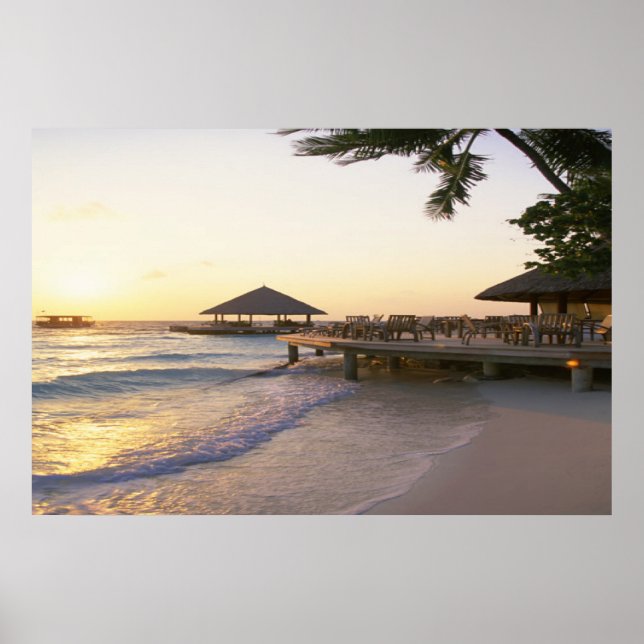 Póster Pier hawaiano (Frente)